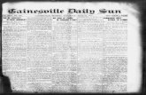 Gainesville Daily Sun. (Gainesville, Florida) 1905-06-10 [p ]. · CHIOAGOJTP GAINESVILLE CONFLICT-SUBMARINEIS IMMINENT VOJiXXH SATURDAY ATOMS PEACE BLOWN FLORIDA I Negotiations BOAT