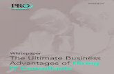 Whitepaper The Ultimate Business Advantages of IT …...PO OnCall The ltimate Business Advantages of Hiring IT Consultants challenges and familiarize ourselves with your objectives.