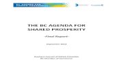 THE BC AGENDA FOR SHARED PROSPERITY Agenda For Shared... · • The BC Agenda Summit: A one-day summit, held in April 2013, where global and community leaders, academics and other