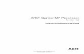 ARM Cortex-M7 Processor · The rnpn identifier indicates the revision status of the product described in this manual, where: rn Identifies the major revision of the product. pn Identifies
