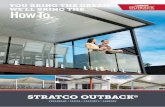 YOU BRING THE DREAM WE'LL BRING THE€¦ · your home, the Stratco Outback features the sturdy Outback Deck, a steel roofing sheet with a clean, ... underside that has a ‘ceiling-like’