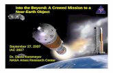 Into the Beyond: A Crewed Mission to a Near-Earth Object• Ranging from loose rock piles to slabs of iron • Many are Rubble rock piles - like Itokawa • Shattered (but coherent)