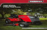 LAWN MOWER, YARD TRACTOR & ZERO TURN RANGE · Ball bearings on front wheels Briggs & Stratton 875EX SERIES™ OHV Recoil start, ReadyStart® Self propelled - variable speed (2,8 -