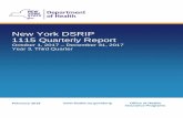 New York DSRIP1115 Quarterly Report...On December 7, 2016, CMS approved New York’s request to extend its Medicaid Section 1115 waiver, the Medicaid Redesign Team (MRT) Demonstration,