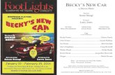 Becky's New Car - Kentwood Title: Becky's New Car Author: Kentwood Players Subject: Program Created