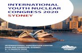 INTERNATIONAL YOUTH NUCLEAR CONGRESS 2020 SYDNEYThe International Youth Nuclear Congress (IYNC) and the Australian Young Generation in Nuclear (AusYGN) will hold the IYNC2020 conference