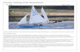 Combs Sailing Club Newsletter · 2015. 5. 29. · 1 Combs Sailing Club Newsletter No 236 May 2015 The traditional warm reception at Glossop for the High Peak Regatta, and ombs first