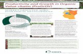 Productivity and Growth in Organic Value-chains (ProGrOV) · in existing organic value-chains in Uganda, Kenya and Tanzania. This is what the research project ProGrOV is about, by