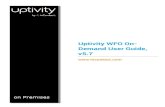 Uptivity WFO On-Demand User Guide, v5 · every 10 seconds. After ten failed reconnect attempts, the client will enter standby mode, and you will need to select Reconnect from the