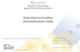 Data Harmonization Administrative Unitsweb01.katastar.gov.mk/userfiles/file/IMPULSE/IMPULS_AU_Data... · IMPULS Project – Workshop Component3 – Data Harmonization Republic of