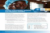 Mobile Vulnerability Analysis and Mapping (mVAM)...in remote and vulnerable communities obtain information that matters to them for free and on demand. Each month, WFP’s office in
