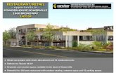 RESTAURANT/RETAIL - opportunity in - O: (781) 320-0600 • F ...€¦ · O: (781) 320-0600 • F: (781) 791-4599 • • Mixed use project with retail, educational and 51 residential