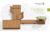 Limitless Liffiton - Urban Effects · Design options are limitless Spec and customise to suit the space, match the intended use and create the desired ambiance. With the flexibility