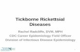 Tickborne Rickettsial Diseasesdhhr.wv.gov/.../Tickborne-Rickettsial-Diseases.pdfTickborne Rickettsial Diseases (TBRD) •Group of clinically similar but epidemiologically and etiologically