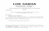 LOK SABHA - cms.neva.gov.in€¦ · 4.30 P.M. 2. Papers laid on the Table The Minister of State in the Ministry of Parliamentary Affairs; and Minister of State in the Ministry of