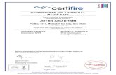 CERTIFICATE OF APPROVAL No CF 5472 - Warrington …...Chairman Certification Manager. Impartiality Committee. CERTIFICATE OF APPROVAL No CF 5472 This is to certify that, in accordance