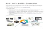 What's New in Autodesk Inventor 2020 · 2019. 3. 28. · What's New in Autodesk Inventor 2020 This year we celebrate Inventor's 20-year anniversary with the release of Inventor 2020.