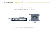 User Manual for Terabee IND-TOF-1€¦ · Communication 38 RS485 interface settings 38 Input registers (read-only) 38 New distance flag 38 Circular distance buffer (applicable for