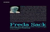 Freda Sack - Alphabettes · 20 Freda Sack is a type designer, businesswoman, Board Director for the International Society of Typographic Designers (istd), lecturer, mentor, University