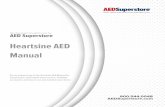 Heartsine AED Manual | AED Superstore · AED is a semi-automatic device used for the delivery of external defibrillation therapy to resuscitate victims of sudden cardiac arrest (SCA)