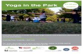 Yoga in the Park · Yoga in the Park £2.50 This class involves a series of simple yoga moves and embraces elements of Tai Chi and Pilates. Starting 7 October 12:30pm -1:15pm Coalville