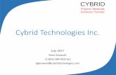 Cybrid Technologies Inc.site.ieee.org/scv-ces/files/2015/06/Fireside-chat-1-CYBRID-Slides.pdf · Cybrid History – from Japan to China History Summary: Commenced in 2005 as Macropoly
