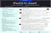 Farid Resume T - faridart.files.wordpress.com · Resume • Produces promotional materials by developing basic presentation approaches and directing layout, design, and copy writing.