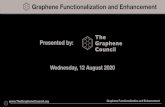 Graphene Functionalization and Enhancement · 12.08.2020  · Graphene is an incredibly versatile nano-material that is able to be incorporated into a wide range of host materials,