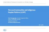 The Local Communities and Indigenous Peoples Platform (LCIPP) · practices and efforts of local communities and indigenous peoples related to addressing and responding to climate