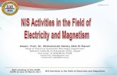 Assoc. Prof. Dr. Mohammed Helmy Abd El-Raouf · Assoc. Prof. Dr. Mohammed Helmy Abd El-Raouf Head of Electrical Quantities Metrology Department National Institute of Standards (NIS),