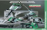 Hitachi Power Tools Spares & Accessoriestoolworld.co.za/products/14.pdf · Angle Grinders & Polishers 570-573 Die Grinders 574 Shears & Nibblers 575 inspectors. Components are thoroughly