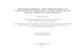 Biodegradation and elimination of industrial wastewater in ... · Most industrial effluents can be considered as complex mixtures of substances where only a fragmented knowledge of