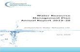 Water Resource Management Plan Annual Report 2019-20 IWNL Water Resource Management Plan, Annual Report 2019-20 5 | P a g e 2 Introduction 2.1 Independent Water Network Limited (IWNL)
