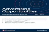 Advertising Opportunities - Hampshire · of independent living as well as comprehensive listings of domiciliary care agencies across Hampshire. It is a flagship communications tool