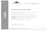 CouncilAgenda NOTICE OF MEETING · NOTICE OF MEETING Notice is hereby given that an ordinary meeting of ... City of Holdfast Bay Council Agenda 26/05/20 Ordinary Council Meeting Agenda