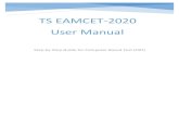 TS EAMCET-2020 User Manual€¦ · User Manual Step by Step Guide for Computer Based Test (CBT) TS EAMCET-2020