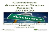 Combined Assurance Report 2019/20...Chief Executive's Summary 2 Combined Assurance Status Report 2019/20 Newark and Sherwood District Council has an ambitious agenda to improve the