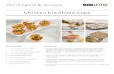 Chicken Enchilada Cups - Big Lots â€¢ 1 - 10 oz. Can red enchilada sauce â€¢ 1 - 14 oz. Can black beans,