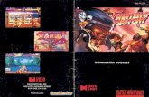 Fighter's History - Nintendo SNES - Manual - gamesdatabase · reaches zero, that player loses that round. 2. Scores: These are displayed for each player. 3. Timer: The time limit