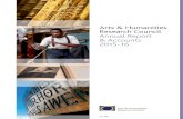 Arts & Humanities Research Council annual report and ... ... Arts & Humanities Research Council Annual