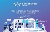 How to Effectively Reach Students with Content Marketingschoolfindergroup.com/resources/How-to-Effectively-Reach-Student… · Summer Jobs! 16. Here's How to Handle Curveball Questions