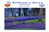KetteringST ANDREW’S CEVC SCHOOL OFFICE Grafton Street NN16 9DG 512581 CHAIR OF GOVERNORS Cathy Armstrong 526400 CHOIR Fri before 1st & 3rd Sunday at 7.30 pm WHO’S WHO at ST ANDREWS