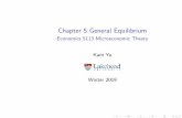 Chapter 5 General Equilibrium - Lakehead Universityflash.lakeheadu.ca/~kyu/E5113/NCT5.pdf · Chapter 5 General Equilibrium Kam Yu Introduction Exchange Economy Barter Markets Welfare