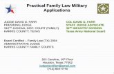 Practical Family Law Military Applications · to the states to decide whether military retirement is marital or community property that is divisible upon divorce or whether it is