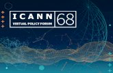 Pre-ICANN68 MSSI Community Webinar...2019/08/29  · planning. • In conjunction with this work, Board discussions will continue, towards defining a light-weight and agile “rolling
