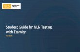 Student Guide for NLN Testing with Examity€¦ · • To install Questionmark Secure for Windows: 1. Double-click the installer. 2. Click. Next. 3. Accept the license agreement and