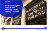South Kensington: Consultative Working Group - Design Updatecontent.tfl.gov.uk/sks-cwg-presentation-6-7-16... · 2 SOUTH KENSINGTON CWG: 06 JULY 2016 Progress update: pre-application