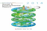 Responsible Care Report 2 0 14 Social & Environmental Report · tempered glass, laminated glass, insulating glass units, crime-prevention glass), mirrors, anti-fog mirrors, decorated