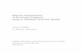 Abstract Interpretation of Functional Programs using an ... · This states that the synthesized listing attribute of an assignment statement can be constructed by combining the listing