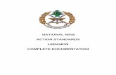 NATIONAL MINE ACTION STANDARDS LEBANON COMPLETE …€¦ · national mine action standards iss: 1 rev: 1 page: 2 of 5 subject: main index table of contents doc: nmas august 01, 2010